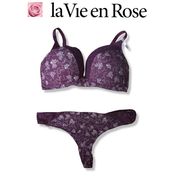 La Vie En Rose Other - FINAL PRICE NWT La Vie En Rose Bra/Thong Set